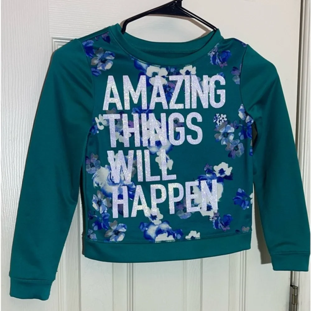 Justice girls sweatshirt size 7